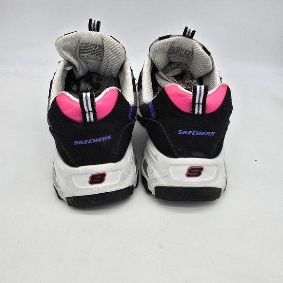 Skechers Shoes Womens 11 D Lites Gray Black Running Training Sneakers 149060 - Picture 7 of 8